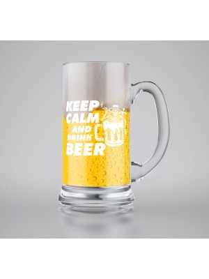 Халба за бира Madcolors - Ceep Calm and Dring BEER